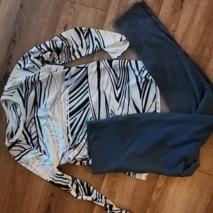 Reel legends top and leggings